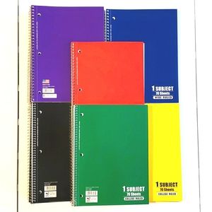 School Spiral Notebooks